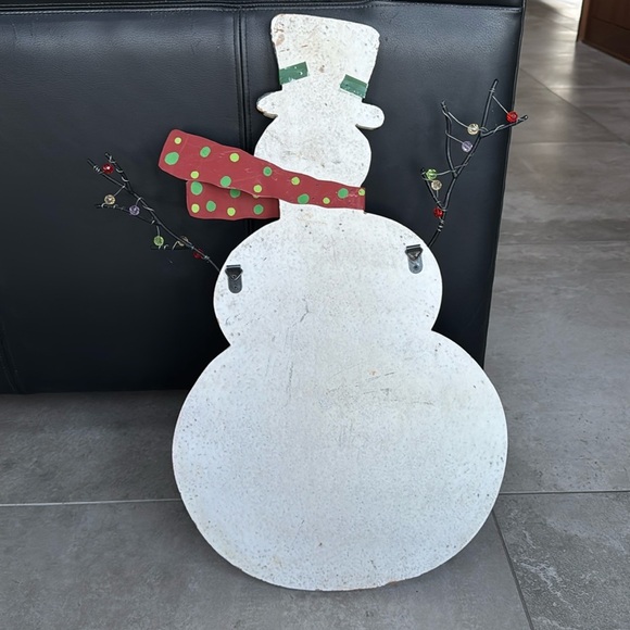 Distressed Snowman Chalkboard Sign - Picture 4 of 6